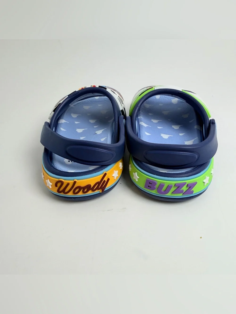Disney Toy Story Navy Kids' Sandals with Buzz & Woody Details
